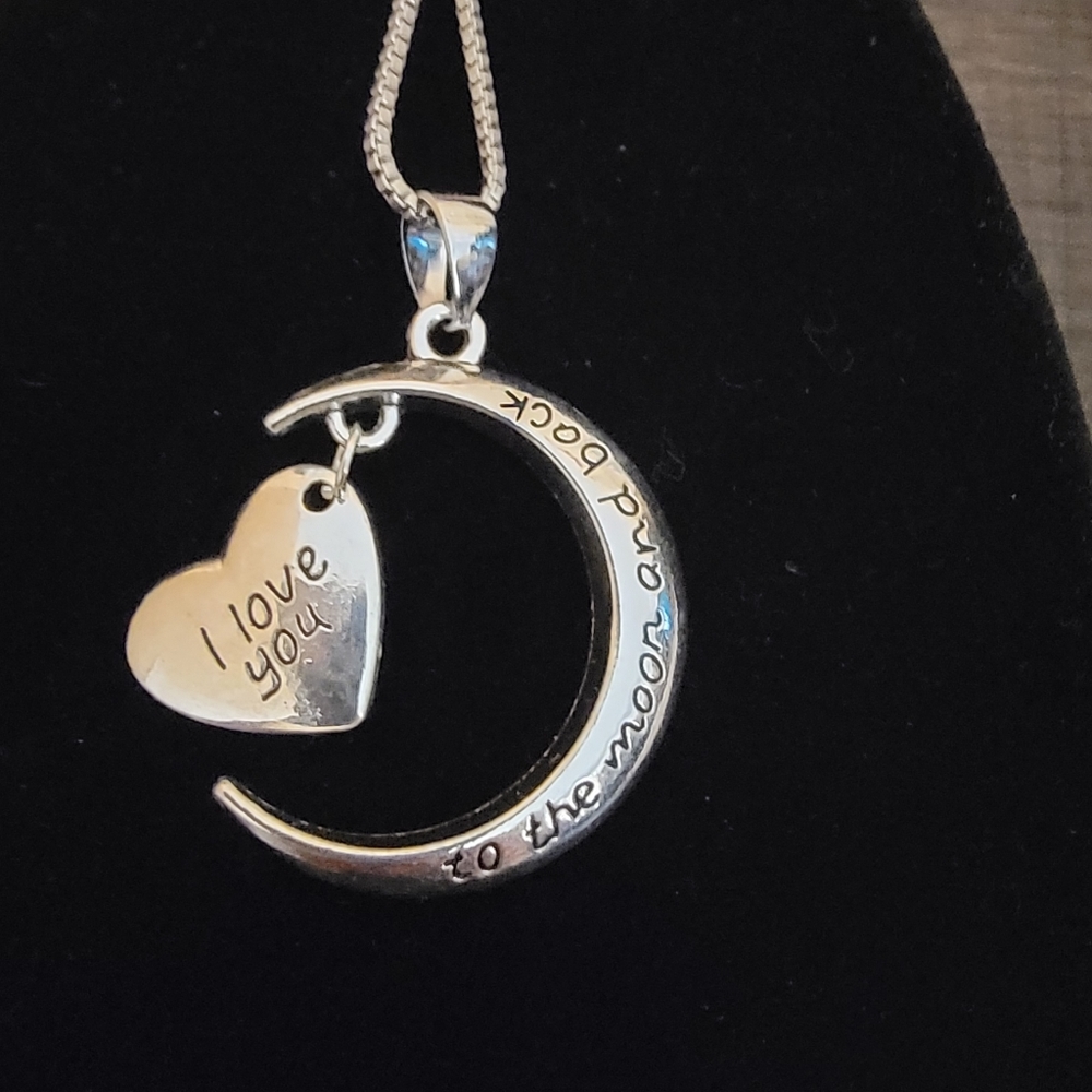 I Love You to the Moon and Back Necklace 💕